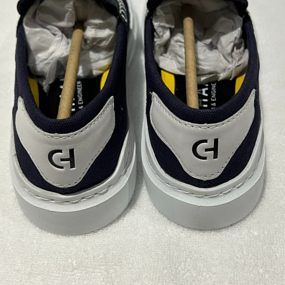 COLE HAAN GP Rly Marine Blue Canvas Loafers - Size 6 - NEW! - Picture 5 of 13